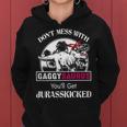 Gaggy Grandma Gift Dont Mess With Gaggysaurus Women Hoodie