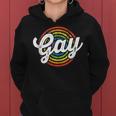 Gay Lgbt Equality March Rally Protest Parade Rainbow Target Women Hoodie
