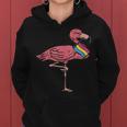 Gay Lgbt Flamingo Cute Pansexual Flag Color Bird Lover Gift Women Hoodie