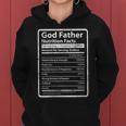Godfather Nutrition Facts Gifts For Funny Grandpa Godfather Women Hoodie