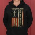 God's Children Are Not For Sale Usa Flag Idea Quote Women Hoodie