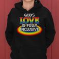 God's Love Is Fully Inclusive Lgbtq Christian Quote Saying Women Hoodie