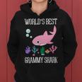 Grammy Grandma Gift Worlds Best Grammy Shark Women Hoodie