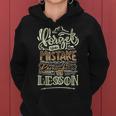 Groovy Forget The Mistake Remember The Lesson Retro Women Hoodie