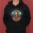 Groovy Mountain Mama Hippie 60S Psychedelic Artistic Women Hoodie