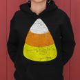 Halloween Candy Corn Vintage Illustration Candy Corn Gift For Womens Women Hoodie