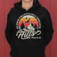 He Owns The Cattle On A Thousand Hills Psalm Jesus Christian Women Hoodie