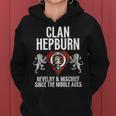 Hepburn Clan Scottish Name Coat Of Arms Tartan Family Party Gift For Womens Women Hoodie