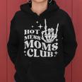 Hot Mess Moms Club Vintage Retro Mothers Day Mama Mom Gifts For Mom Funny Gifts Women Hoodie