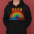 I Read Banned BooksRainbow Readers Reading Book Women Hoodie