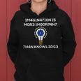 Imagination Is More Important Than Knowledge Numerical Code Women Hoodie