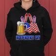 Independence Day 4Th July Beer Fireworks America Gift Idea Women Hoodie