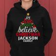 Jackson Name Gift Christmas Jackson Family Women Hoodie