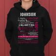 Johnson Name Gift Johnson V3 Women Hoodie