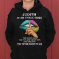 Judith Name Gift Judith With Three Sides Women Hoodie