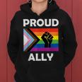 Junenth Proud Ally Lgbt Rainbow Gay Pride Flag Men Women Hoodie