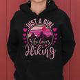 Just A Girl Who Loves Hiking Hiker Mountaineer Women Hoodie