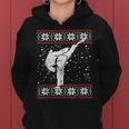 Karate Girl Ugly Christmas Sweater Martial Arts Fighter Women Hoodie