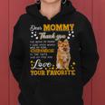 Keeshond Dear Mommy Thank You For Being My Mommy Women Hoodie