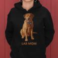 Lab Mom Fox Red Labrador Retriever Dog Lover Women Hoodie