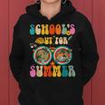 Last Day Of Schools Out For Summer Teacher Sunglasses Groovy Women Hoodie