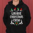 Laurie Name Gift Christmas Crew Laurie Women Hoodie