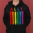 Lgbt Ally Pride Rainbow Proud Ally Women Hoodie