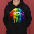 Lgbt Rainbow Lips Pride Gay Homosexual Lesbian Women Hoodie