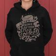 Life Begins After Coffee Caffeine Lover Women Hoodie