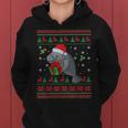 Mana Christmas Sweater Ugly Xmas Sea Cow Santa Hat Women Hoodie