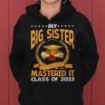 Masters Graduation My Big Sister Mastered It Class Of 2023 Women Hoodie