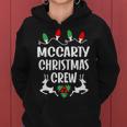 Mccarty Name Gift Christmas Crew Mccarty Women Hoodie