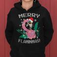 Merry Flaminmas Flamingo Lover Christmas Holiday Season Women Hoodie