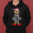 Merry Slothmas Xmas Cute Sloth Ugly Christmas Sweater Women Hoodie