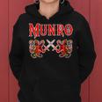 Munro Scottish Clan Lion Family Name Tartan Kilt Gift For Womens Gifts For Lion Lovers Funny Gifts Women Hoodie