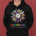 National Hispanic Heritage Month Sunflower Countries Flags Women Hoodie