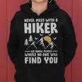 Never Mess With A Hiker Hiking Lover - Never Mess With A Hiker Hiking Lover Women Hoodie