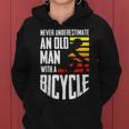 Never Underestimate An Old Man With A Bicycle Retired Gift Gift For Mens Women Hoodie