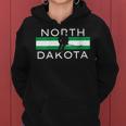 North Dakota Ice Hockey Player Forward Coach Team State Women Hoodie