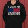 Old-School Dad I Don’T Co-Parent With The Government Vintage Funny Gifts For Dad Women Hoodie