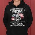 Proud Air Force Mom Air Force Graduation Mom Usaf Heroes Women Hoodie