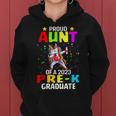 Proud Aunt Of A Class Of 2023 Prek Graduate Unicorn Women Hoodie