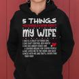 Proud Husband Best Friend 5 Things You Should Know My Wife Women Hoodie