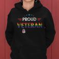 Proud Veteran Lgbt Gay Pride Rainbow Us Military Trans Women Hoodie