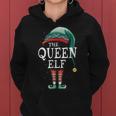 Queen Elf Christmas Party Pajama Idea For Mom Daughter Women Hoodie