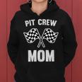 Race Car Birthday Matching Racing Family Mom Pit Crew Gifts For Mom Funny Gifts Women Hoodie