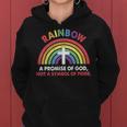 Rainbow A Promise Of God Not A Symbol Of Pride Pride Month Funny Designs Funny Gifts Women Hoodie