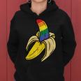 Rainbow Flag Banana Gay Pride Ally Lgbtq Lgbt Men Pup Women Hoodie