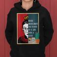 Rbg Never Underestimate The Power Of A Girl With A Book Gift For Womens Women Hoodie