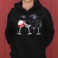 Red White And Blue Funny Wine Glass For 4Th Of July Wine Funny Gifts Women Hoodie